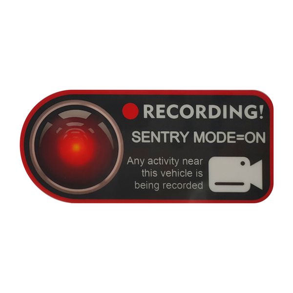 

suitable sentinel mode recorder static sticker record reminder car window sticker modification accessories