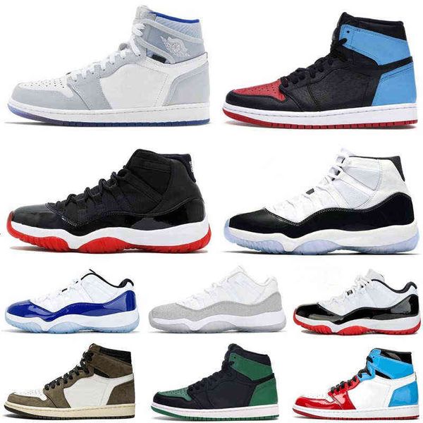 

11s low concord bred mens basketball shoes 11 space jam s 1 unc chicago pine green men sports women sneakers whit box