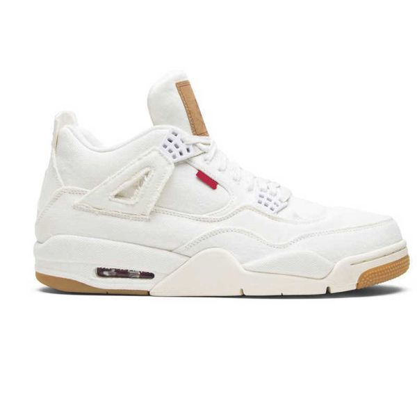 

levi 4 white denim basketball shoes sneakers ao2571 100 version ljr