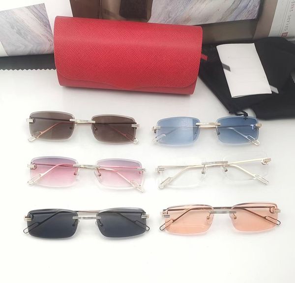 

business glasses dezi sunglasses simple square eye piece casual fashion sunglasses men and women metal horseshoe buckle decoration sunglasse, White;black