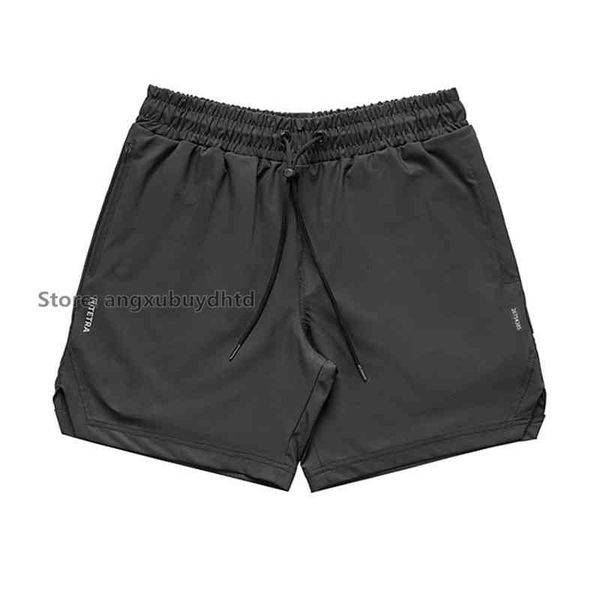 

2022 summer men's av fitness shorts loose solid color fast drying basketball pants outdoor running multifunctional fitness outdoor jogg, White;black