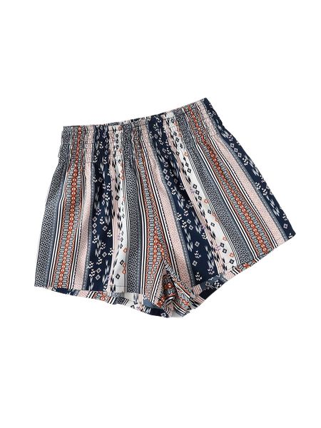 

graphic print shorts n23y#, White;black