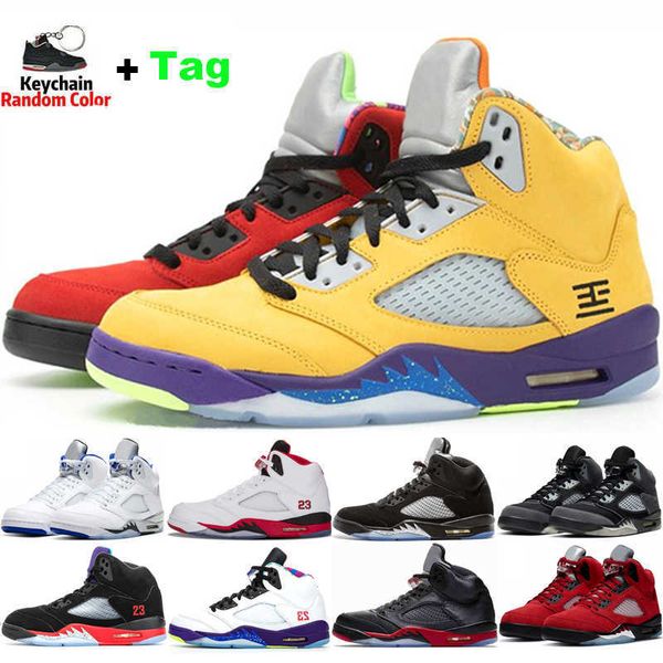 

men basketball shoes jumpman 5 mens 5s sail black muslin pink foam outdoor sports trainer sneakers us 7-13