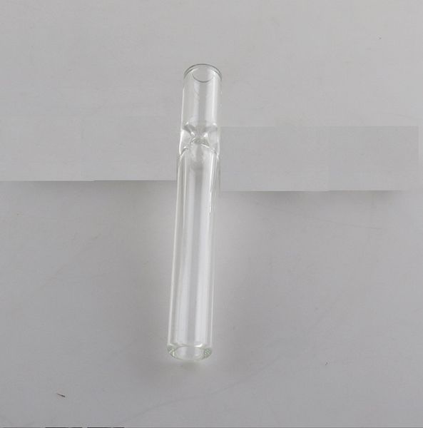 Ручные трубы нефтяной горелки 3.1 дюйма одна подражательная бита сигарета стеклянный стеклянный патрубок для патрубок для табака сухая трава
