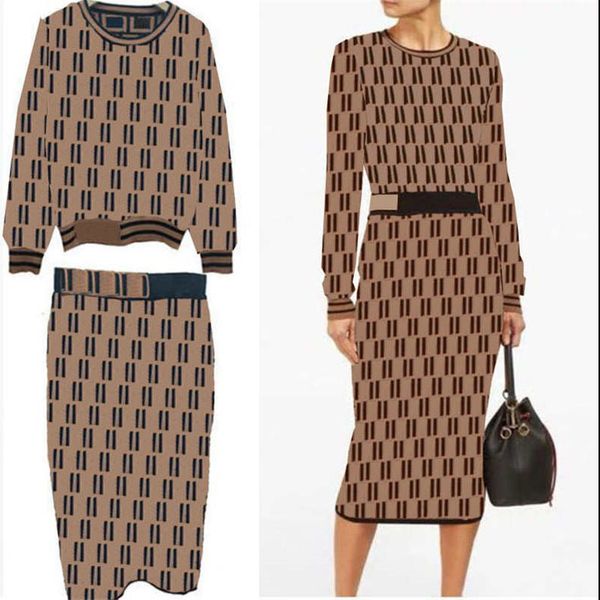 

design womens wool dresses sweaters skirts sets women clothing winter warm sweatshirts, White;black