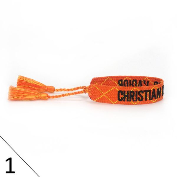 

brand luxury braided bracelet adjustable woven friendship bangle for womens mens designer letter embroidery rope bracelets jewelry gift code, Golden;silver