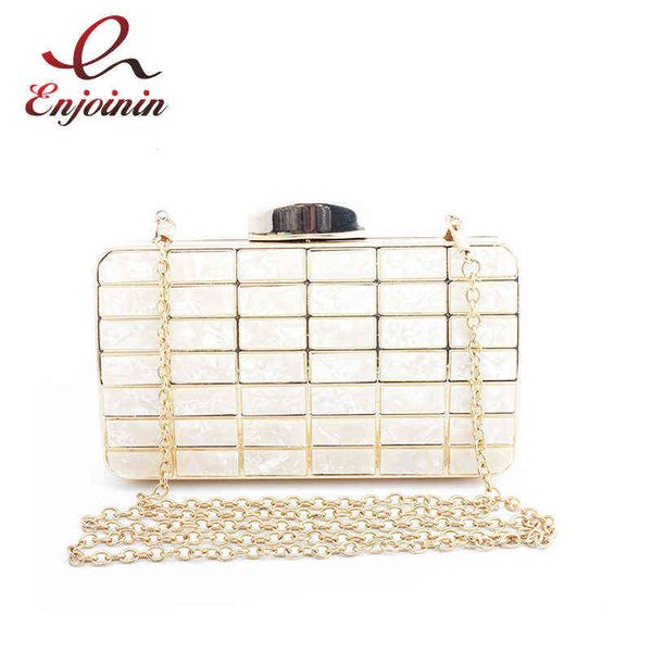 

evening bags luxury small square marble acrylic metal luxury ladies party mini clutch bag evening chain purse women's handbag shoulder
