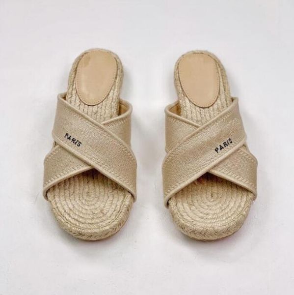

designer men women casual sandals ob78 with shoe box dust bag shoes summer wide heel sandal beach slippers, Black