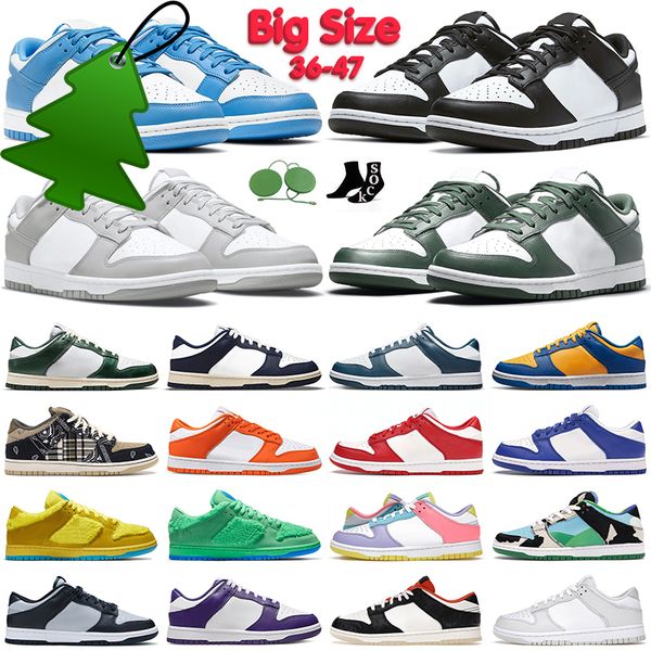 

2022 mens designer sneakers unc panda shoes white black grey fog team green syracuse trail men women dunks outdoor trainers casual walking