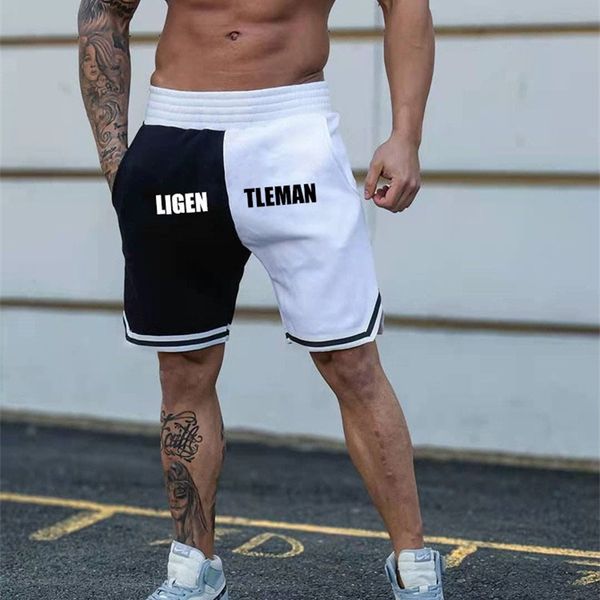 

men's hip-hop shorts in spring and summer version leisure simple temperament hip hop fitness basketball rareness sports 220407, White;black