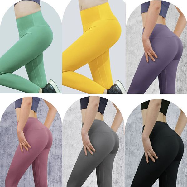 

women's yoga pants solid color nude sports shaping high waist tight flared fitness loose fit joggers gym clothes women panties, Black;white