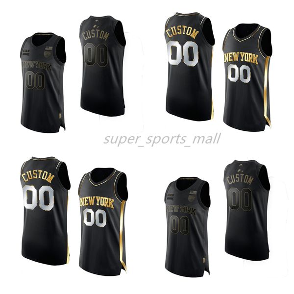 

custom authentic player version stitched basketball jerseys 30 julius 4 derrick randle rose 13 evan fournier 9 rj barrett1 obi in 21 cam red, Black