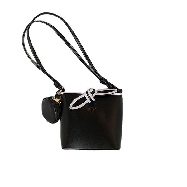 

designer bags grade simple personality bow crossbody bucket bag 19cm
