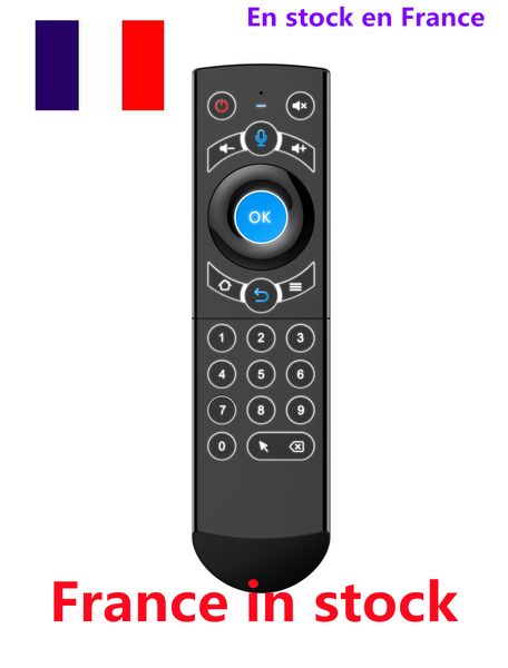 G21 Pro Voice Remote Remote Control 2.4g Teclado sem fio Air Combos com Gyros IR Aprendizagem para Android TV Box H96 Max X3 Pro