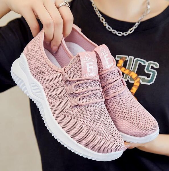

shoes women's runner sneakers new casual running foreign trade women breathable single soft-soled sneakers various styles35, Black