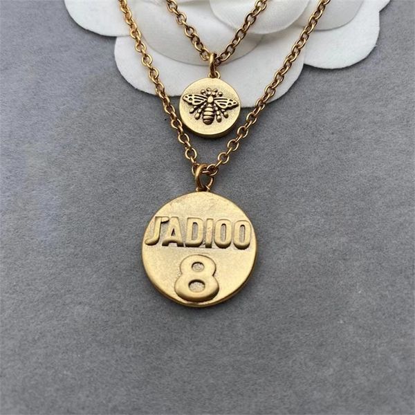 

fashion jewelry online letter necklace old tag personality women's bracelet, Black