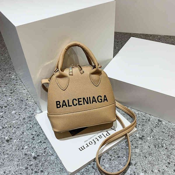 

bags 2023 new solid color shell bag candy letter simple hat matching women's bag messenger purse