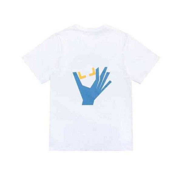 

mens brand classic fashion t shirts loose offs cotton men women t-shirt designers short sleeve letter oil paint tees black white shirt eur, White;black
