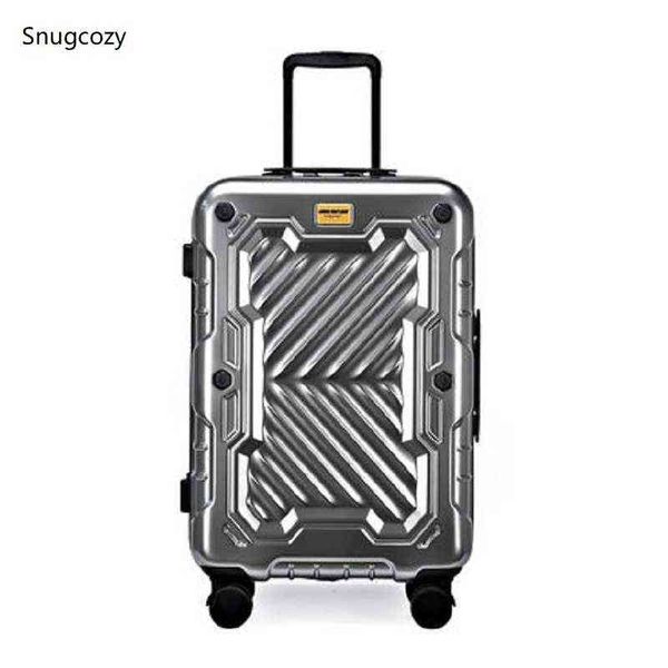 Unabhängige Persönlichkeit, privater individueller Reisekoffer auf Rädern, super modisches neues Spinner-Trolley-Gepäck J220708 J220708