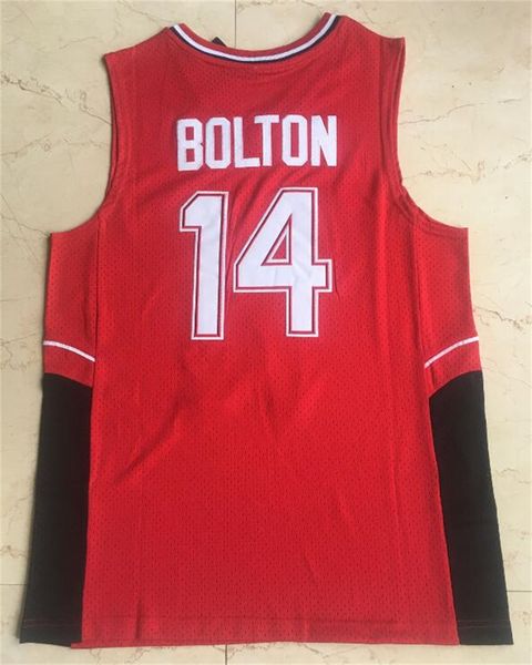 

moive wildcats high school basketball 14 troy bolton jersey red, Black