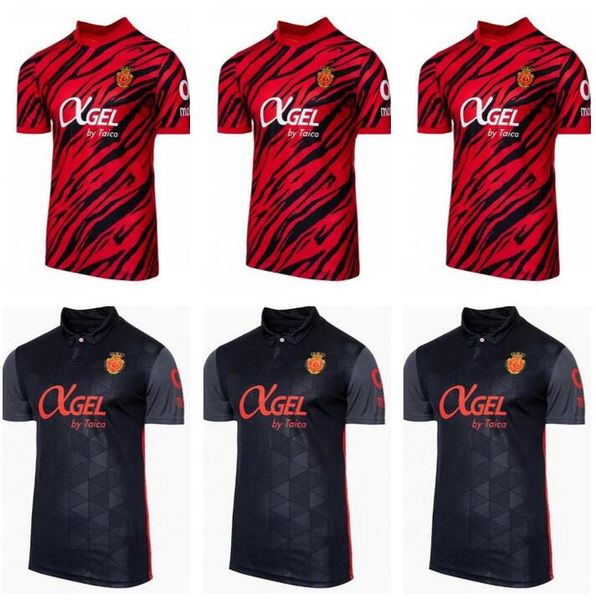 

22 23 rcd mallorca soccer jersey home away abdon baba 2022 2023 camiseta sanchez murillo lago jonior merveil cufre raillo valjent camisa de, Black;yellow