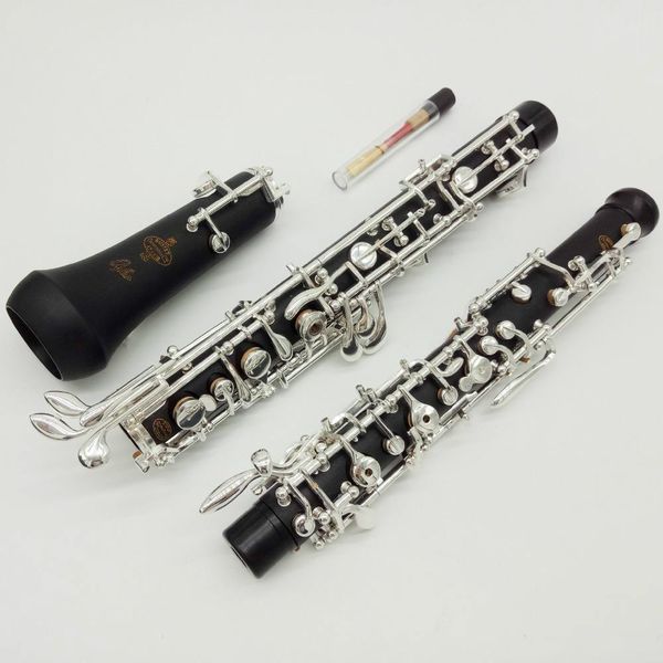 Novo buffet crampo Profissional oboe orfeo c key key modelo profissional bakelite keo kee prata banhada com acessórios de caixa