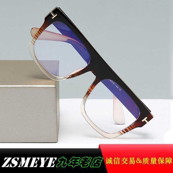 

designer european and american fashion brand retro fashion new anti blue light large frame optical frame men's and women's persona, White;black