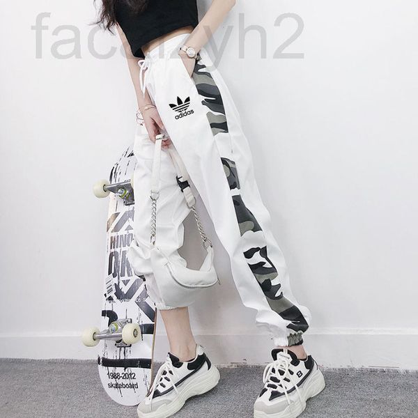 

women's pants & capris designer [zhigongni]summer camouflage casual sportswear men's and women's harlan pants s7y02022, Black;white