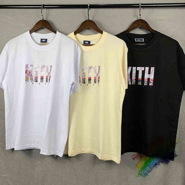 

ss kith tokyo landmark tshirt men women kith t shirt oversize tee, White;black