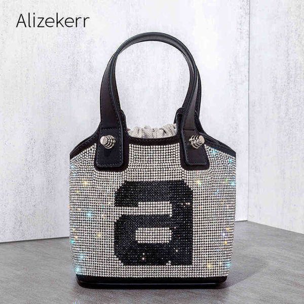 

character diamonds bucket evening clutch bags women boutique rhinestone purses and handbags luxury designer shoulder bag 220609