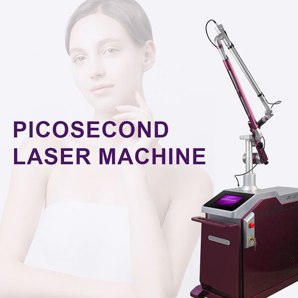 

double rods pico q switched nd yag laser 1064nm 532nm picosecond laser tattoo removal machine factory price, Black