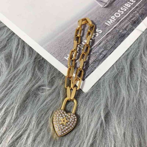 

fine new love full diamond necklace, Golden;silver