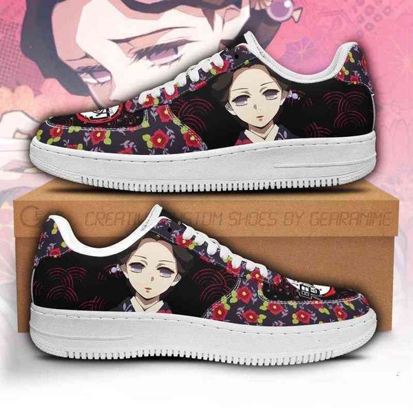 

diy anime fan sneakers tamayo custom demon slayer shoes men's lightweight running casual knit breathable
