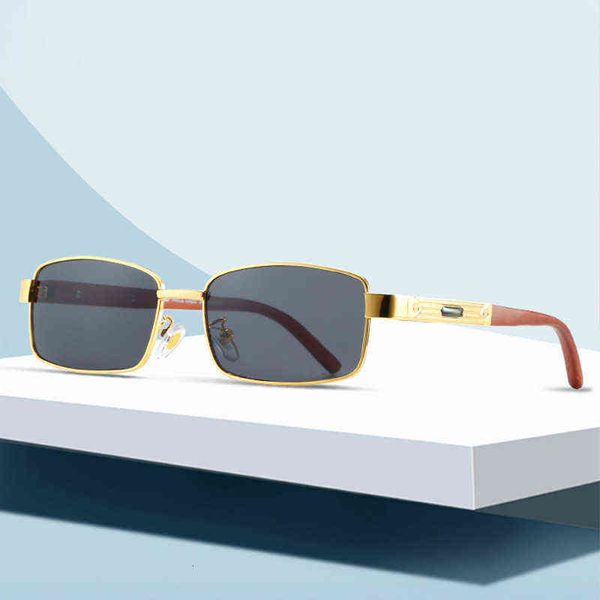 

new wooden leg men's frame women's fashion square sunglasses luxury brand designer summer glasses for men, White;black