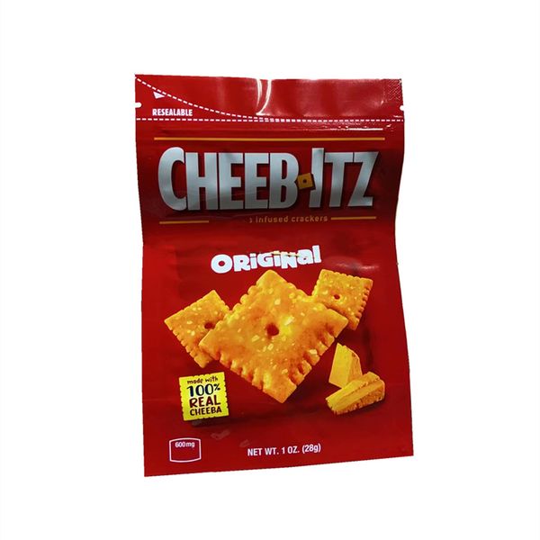 

600mg cheebitz gummies packing bags infused edibles packaging zipper resealable cereal treats fruity shapes package bag
