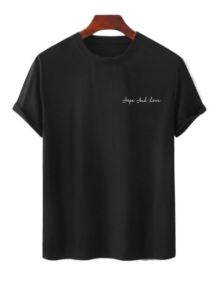 

men slogan graphic tee l7qw#, White;black