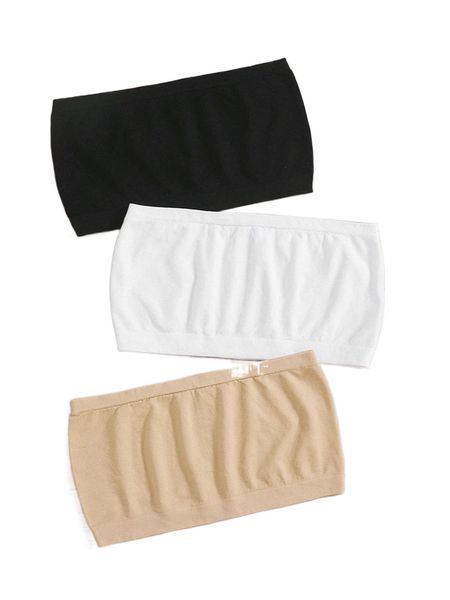 

3pack strapless bra set e9qu#, Black;red