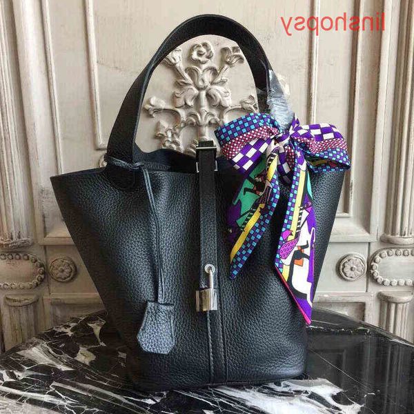 

herme bags picotinslocks bags 18 22 26cm bag women 2022 new highend leather vegetable basket portab 7pf6
