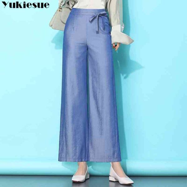 

woman jeans high waist clothes wide leg denim clothing blue streetwear vintage quality harajuku straight pants capris 210608