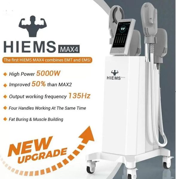 

ems slimming muscle building fat reduction beauty machine 13 tesla emslim device with rf 4v handles muscle built weight reduce bodu shaping