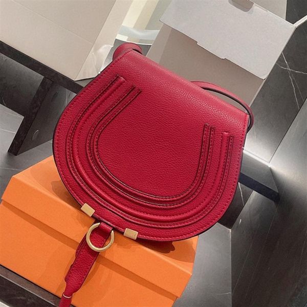 

2021 luxury brand messenger bags whole designers women genuine cowskin leather cloe mini marcie shoulder saddl250a