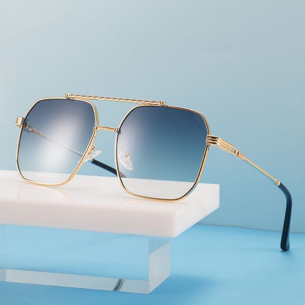 

new square sunglasses men's fashion ins sun glasses sports glasses, White;black