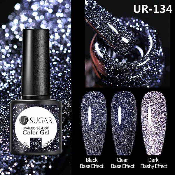 

nxy nail gel 7 5ml reflective glitter polish manicure art semi permanent uv led lamp varnishes 0328, Red;pink