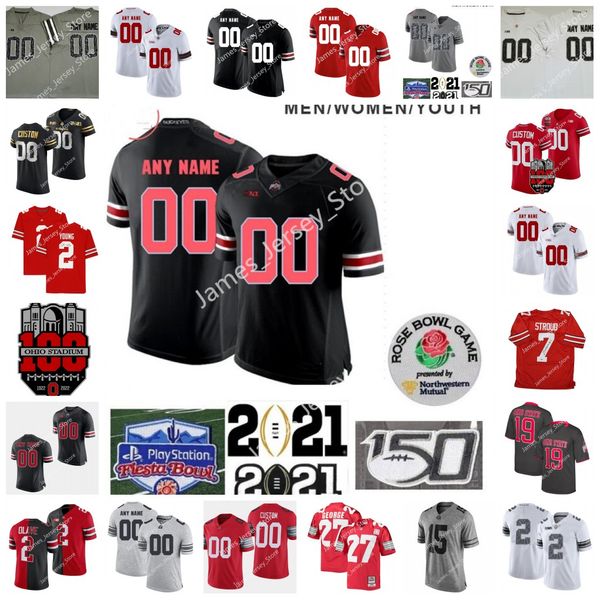 

21 evan pryor jersey custom ohio state buckeyes football 51 michael hall jr. 13 gee scott jr. 92 haskell garrett 30 cody simon 55 matthew jo, Black