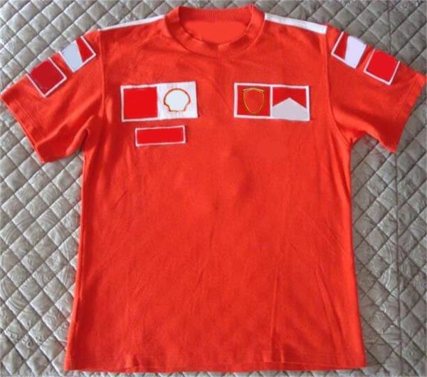 

2022 new round neck t-shirt summer f1 formula one short sleeve