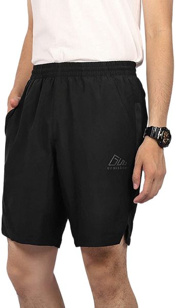 

running shorts breathable quick dry lightweight pocket short pants for men gym athletic shorts r8gv#, White;black