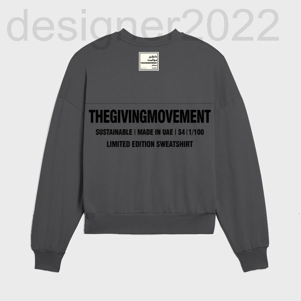

women's hoodies & sweatshirts designer letter printed sweater women's ins lazy wind autumn winter loose round neck casual solid co, Black
