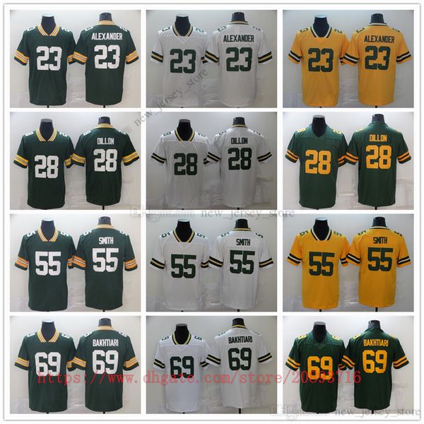 

movie college football wear jerseys stitched 69 davidbakhtiari 55 za'dariussmith 23 jairealexander 28 ajdillon breathable sport man, Black
