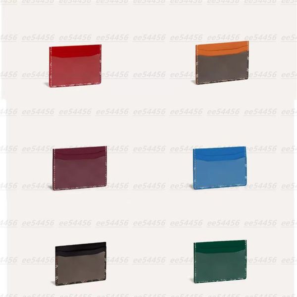 

genuine leather wallets purse card holder luxurys famous designer single wallet men women's holders coin lambskin252n, Red;blue