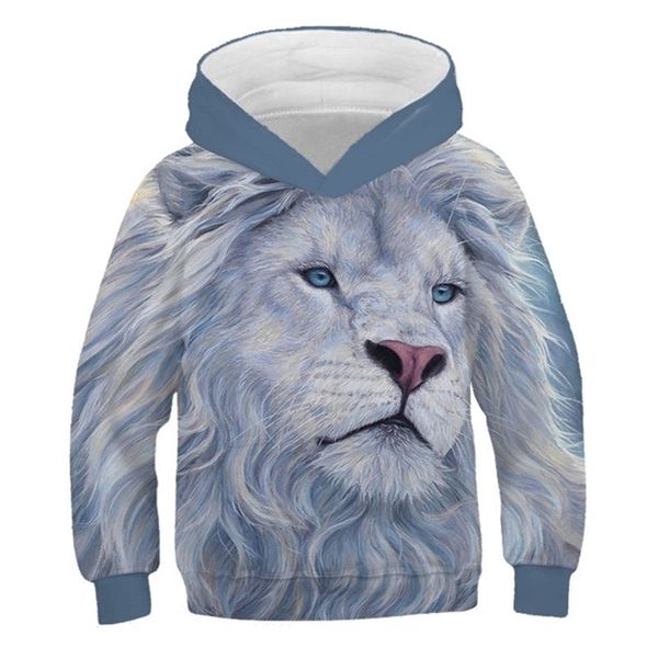 

3d lion boys hoodies teens autumn hooded sweatshirt for boys kids sweatshirt coats children clothes long sleeve pullover lj201216, Black